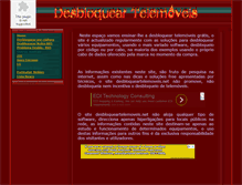 Tablet Screenshot of desbloqueartelemoveis.net